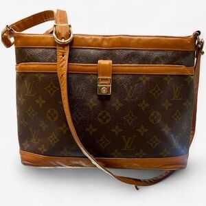70-80s Vintage Louis Vuitton Monogram Crossbody (French Company) RARE